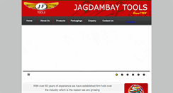 Desktop Screenshot of jagdambaytools.com